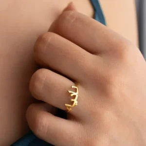 Personalized Arabic Name Ring – Elegant & Meaningful Jewelry