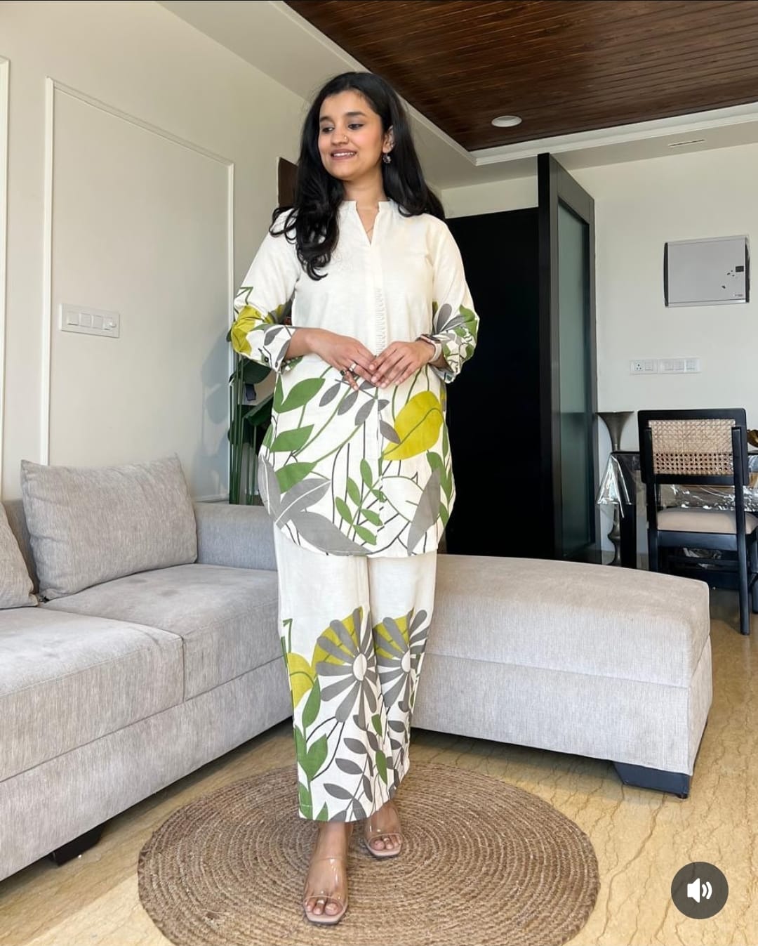 Second image of Botanical Breeze Cotton Co-ord Set