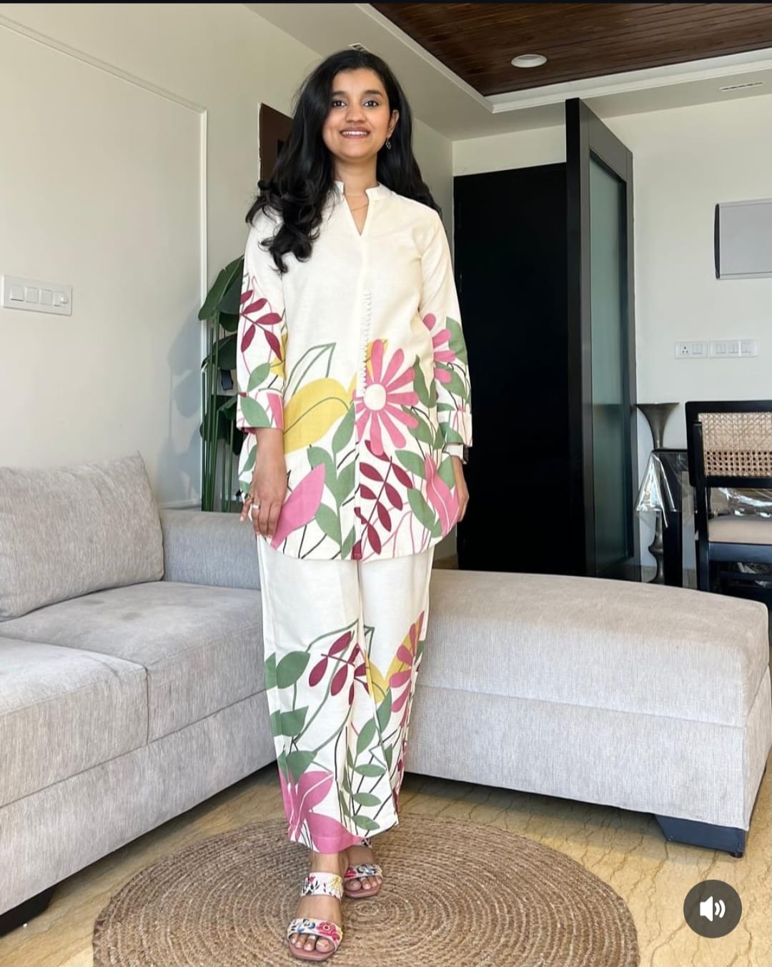 Botanic Blush Cotton Co-ord Set